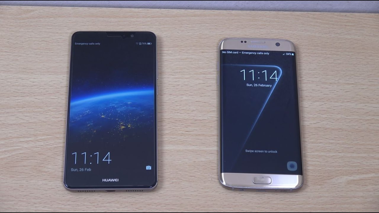 Samsung s7 edge vs huawei mate 10 lite