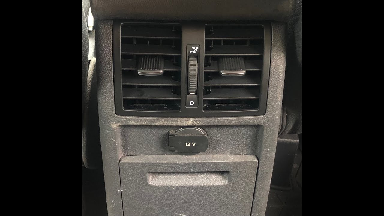 VW Touran 1T Rear air vent replacement YouTube