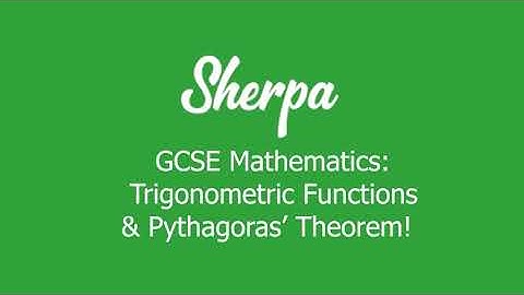 Trigonometric Functions and Pythagoras