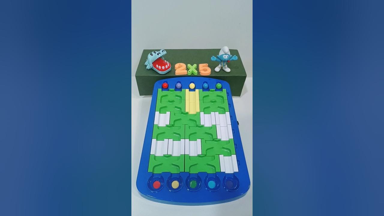 Marble Run Game board, Marble world logic game, ASMR Toys Video