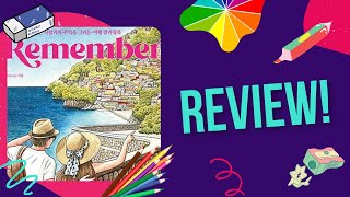 Remember by Yalzza Colouring Book Review