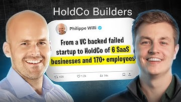 How I Built a Portfolio of 6 SaaS Businesses With 170+ Employees | Philippe Willi Interview