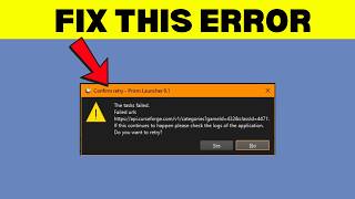 How to Fix Prism Launcher Task Failed Error (Step by Step)