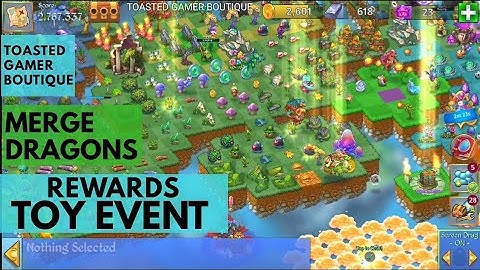Merge Dragons Toy Event Rewards & Spending Coins