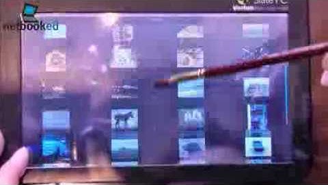 Stantum Slate PC with Multi-touch Hands On