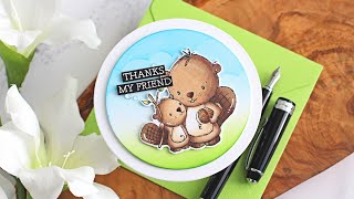 Thanks My Friend | Creating a Circle Shaped Friendship Card