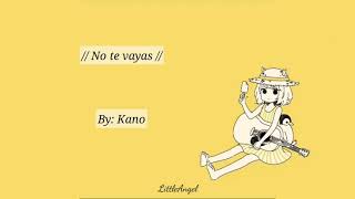 Kano - Ikanaide [Letra español   romaji]