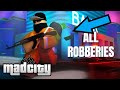 ROBLOX MAD CITY: ALL ROBBERIES 2020!