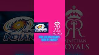 Who will win today's 69th IPL match? Prediction #mi #rr #mivsrr #rrvsmi #rcb #viratkohli #ipl