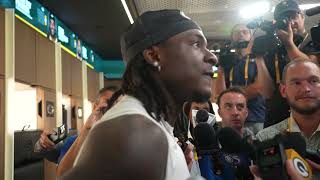 Packers running back Kaleb Johnson on his fresh start in Green Bay