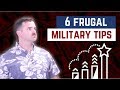 6 tips for saving money in the military