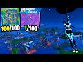 I Got 100 Fans to Compete by ONLY Landing at the NEW Pleasant Park!