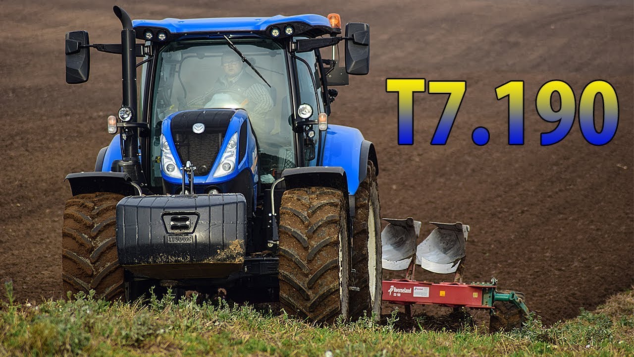 New Holland T7.190 | Kverneland ED100 | Orka zimowa 2018