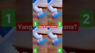 kucing lucu sikat gigi || yang asli nomor berapa?? #shorts #fyp
