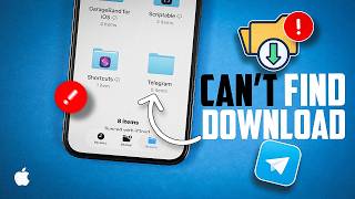 How to Fix Cannot Find Download Location on Telegram on iPhone (Files Not Showing Solution)