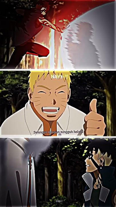 JJ🔥MOMENT PAK KADES KEBAL TERHADAP SERANGAN KAWAKI 😎 #shorts #naruto #kawaki