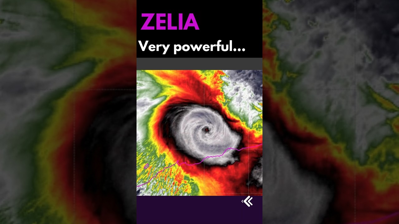 Cyclone Zelia: Powerful Impact on Pilbara Coast... #tropicalcyclone #weather #naturaldisaster