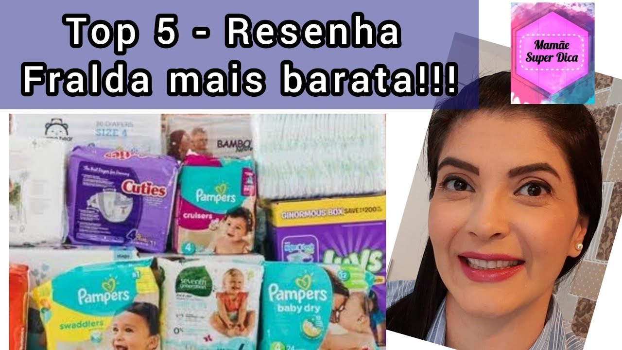 TOP 5 - Resenha da fralda mais barata! #fralda #diy #fraldabarata # ...