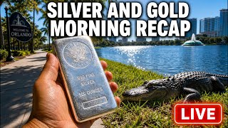 Silver/Gold Morning Walk & Talk: Market News and Analysis LIVE!🚨