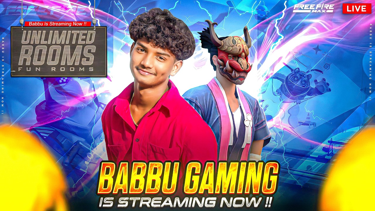 Sunday Funday With FreeFire 😍  Babbu Gaming streaming  now - Telugu Gaming Live #babbugaming