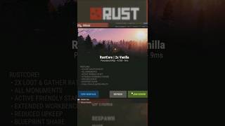 Rust 2X Vanilla Server