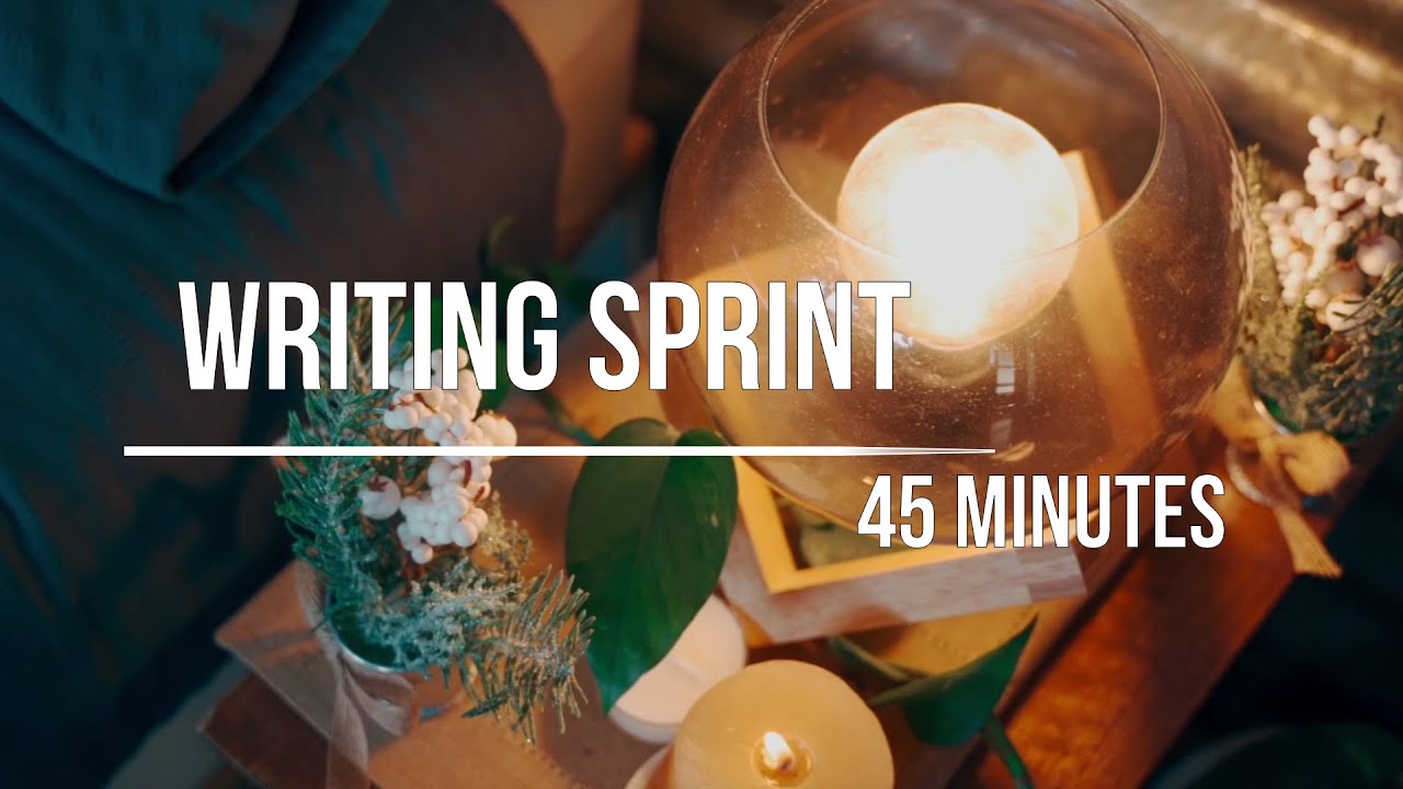 Festive Writing Sprint Silent Motion Timer with Alert || 45 Minutes