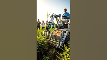 Next-Gen Ginger Harvesting Robot – Smart Cutting & Auto Loading 🚜🤖 #shorts#harvestermachine #ginger