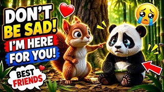     Cute lazy Panda Plays in the Jungle and Eats Bamboo | Fun Cartoon for Kids 🐼🎋