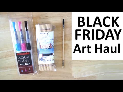 My Black Friday Art Haul - 2021 (Raphael Brushes)