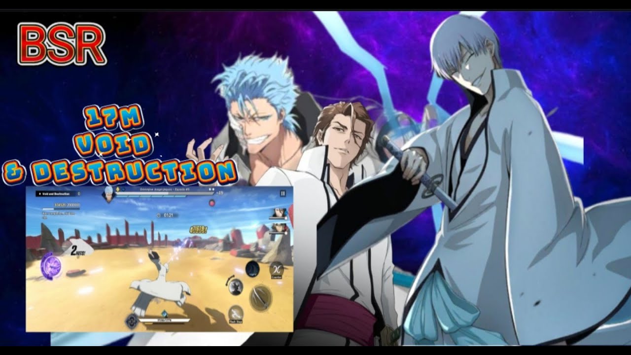 BLEACH: Soul Resonance, void and destruction 17M score (grimmjow)