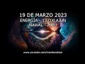 LA ENERGÍA DEL DÍA - SINCRONIZACIÓN CÓSMICA - 19 DE MARZO DEL 2023