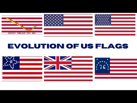 4Kのすべての米国旗：米国の旗のタイムライン