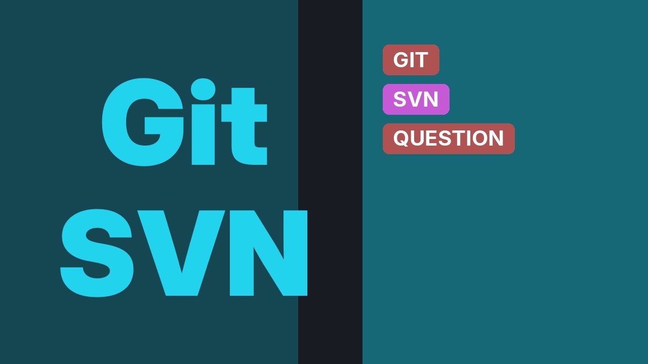 How do I commit my GIT project to SVN? - YouTube
