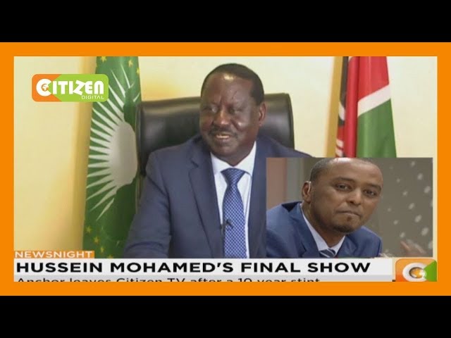 Outpouring farewell messages, admirations for Hussein Mohamed as he leaves Citizen TV class=