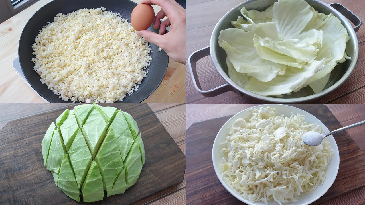 양배추 다이어트 볶음밥과 쌈