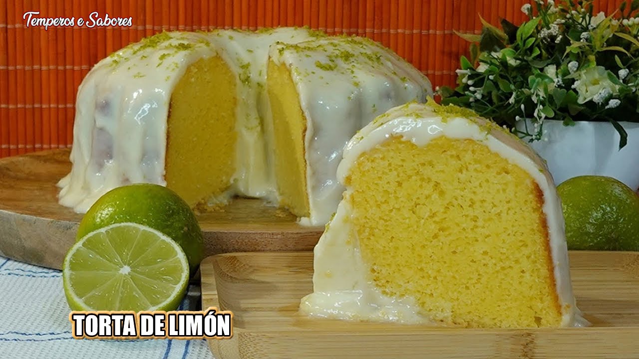 TORTA DE LIMÓN La Más Deliciosa y Fácil de Hacer, la Mejor Receta de Todas, te encantará