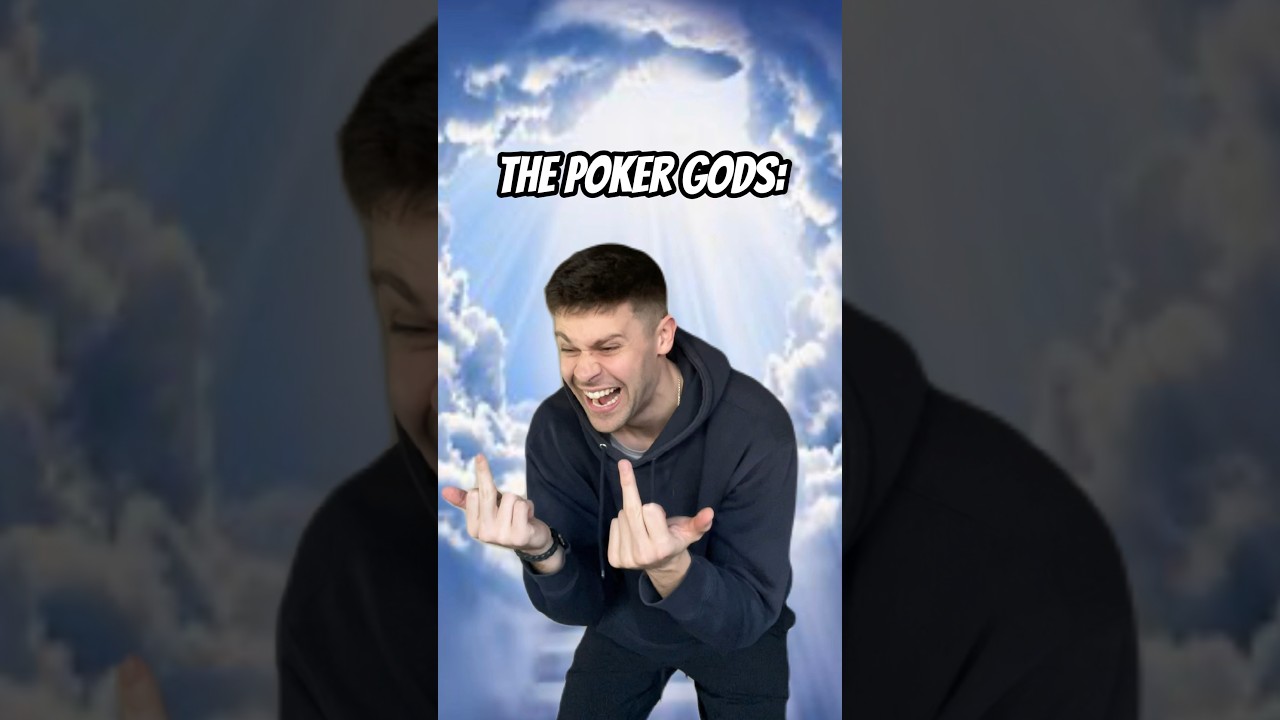 The Poker gods don&rsquo;t play.. 😂😂 #fyp #comedy #poker #pokerstars #gambling #casino #sethypoker