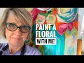Paint a flower painting with me