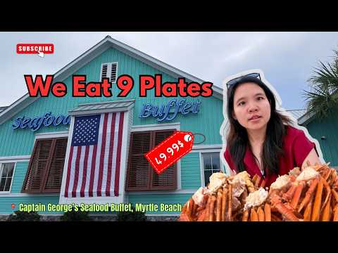 🦀 $49.99 Seafood Buffet with Unlimited Crab Legs – Worth It? | Captain George’s