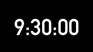 9 Hour 30 Minute Timer - 570 Minute Timer (4K)