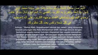 Sholawat Nariyah/Sholawat Tafrijiyyah/Sholawat Kamilah/Sholawat Qurthubiyah