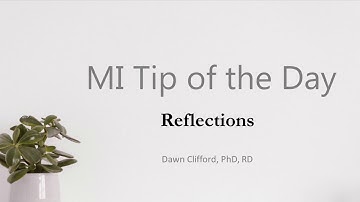 MI Tip of the Day: Reflections