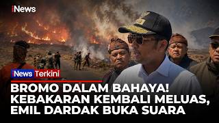 KEBAKARAN BROMO MELUAS! Api Kembali Mengganas, Emil Dardak Angkat Bicara