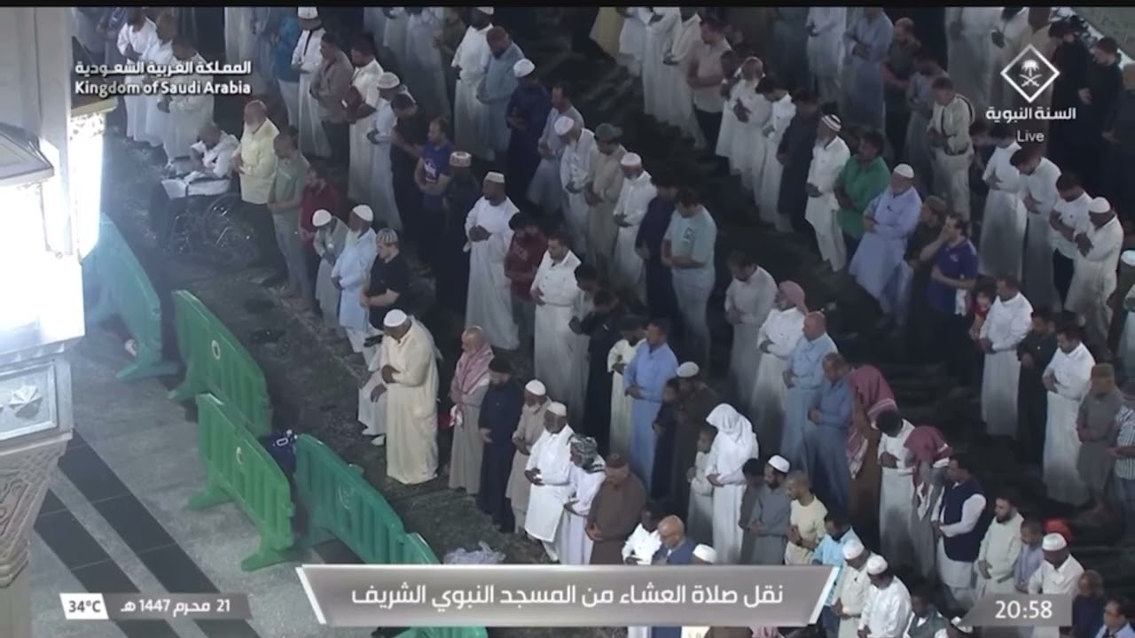 صلاة العشاء للشيخ عبدالله البعيجان  21 محرم 1447 هـ