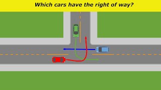 Which Vehicle Should Proceed? Understand This Key Right-of-Way Situation