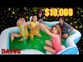 LAST TO LEAVE SLIME POOL WINS $10,000.00 day#2 | SISTER FOREVER