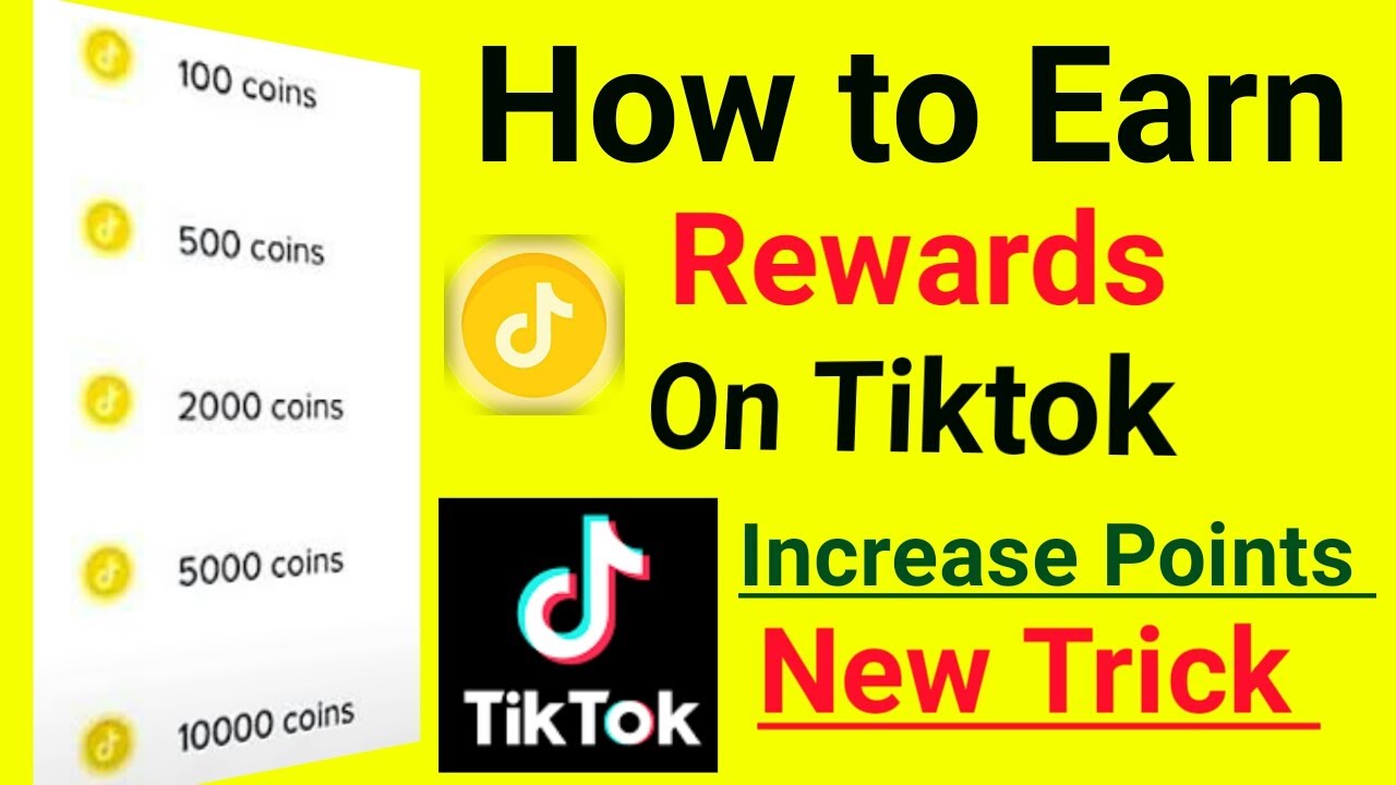 How to Earn Rewards On TikTok 2022 Get Tiktok Reward Points & Earn
