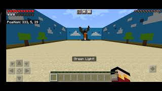 Playing squid game in minecraft