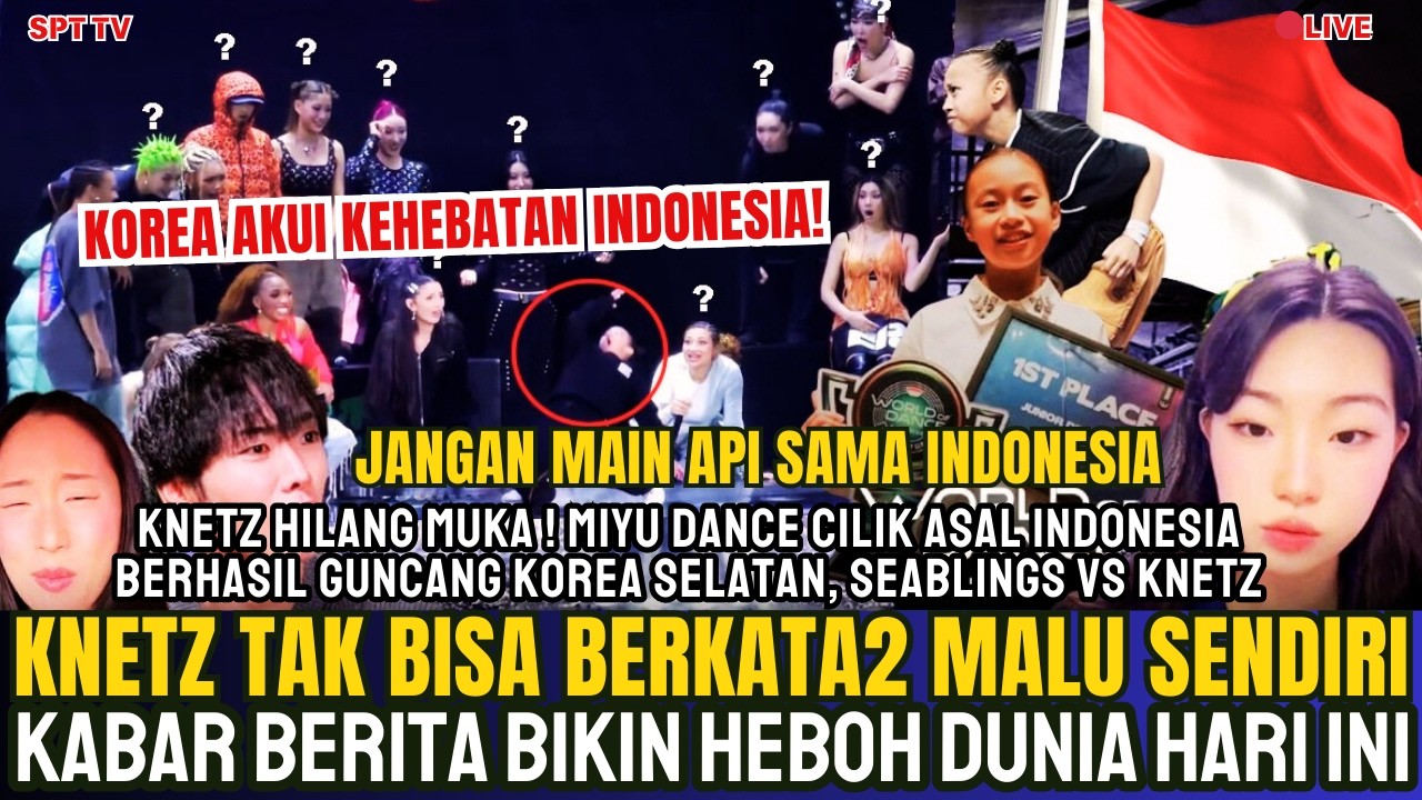 KNETZ HILANG MUKA MALU SENDIRI🔴DANCE CILIK MIYU INDONESIA GEGERKN KOREA SELATAN‼️SEABLINGS VS KNETZ❗