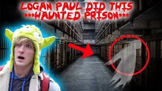 LOGAN PAUL DID THIS TO ME! **HAUNTED ABANDONED PRISON** | MOE SARGI